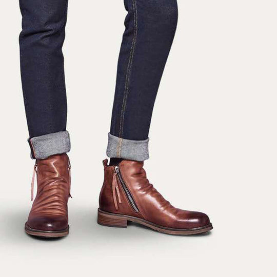 EB - Lässige Herbst Stilvolle Stiefel mit Reißverschluss für Männer