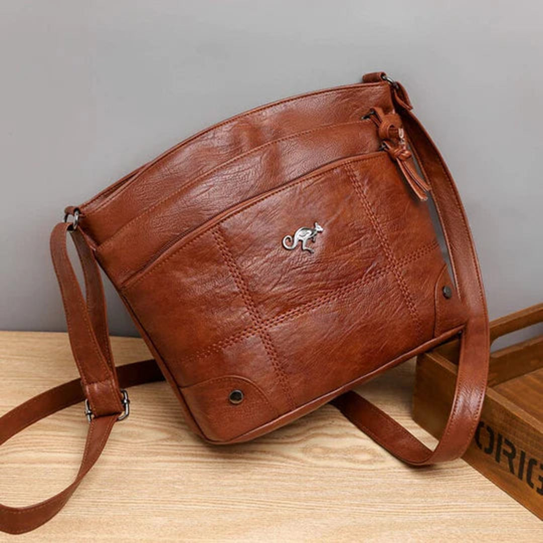 EB | Vintage Leder Umhängetasche für Damen
