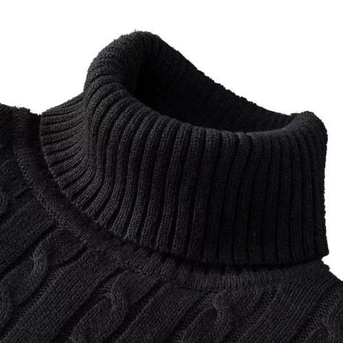 EB | Kuscheliger Herrenpullover mit trendigem Rollkragen - Wintersaison 2024