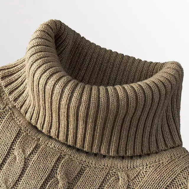 EB | Kuscheliger Herrenpullover mit trendigem Rollkragen - Wintersaison 2024