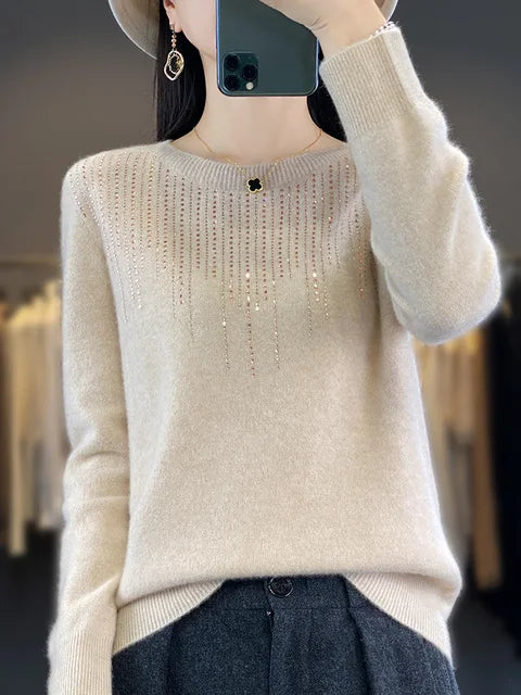 EB | Warmer Pullover mit Glitzer