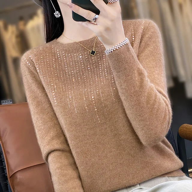 EB | Warmer Pullover mit Glitzer