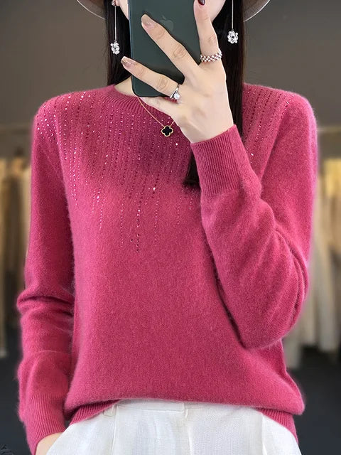 EB | Warmer Pullover mit Glitzer