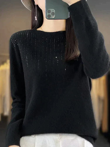 EB | Warmer Pullover mit Glitzer