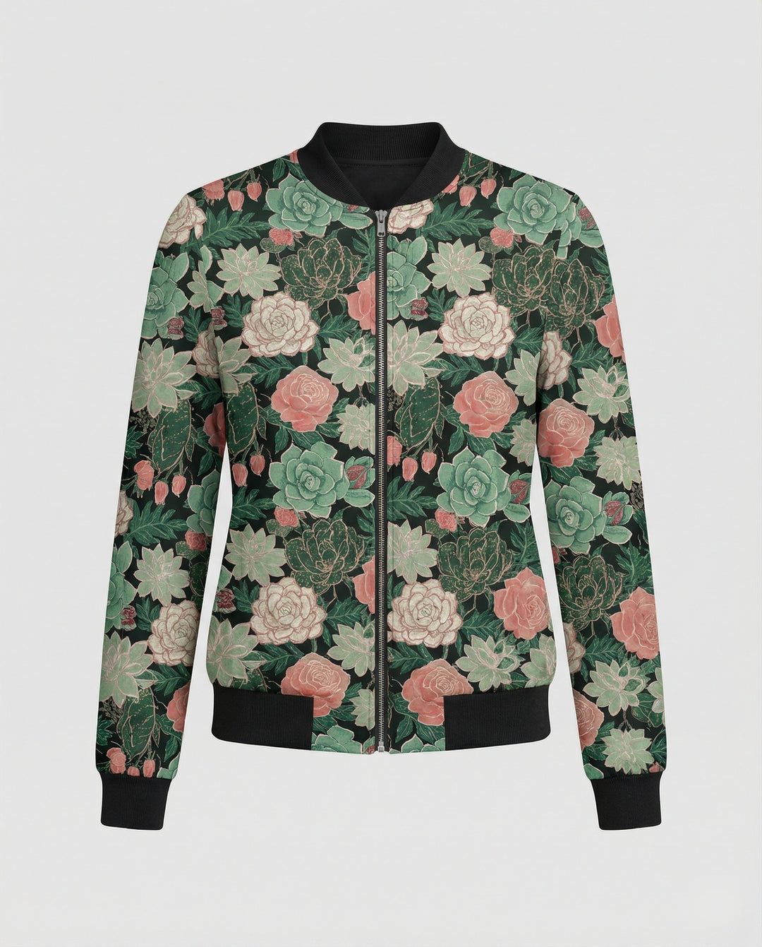 EB | Bedruckte Zip Jacke
