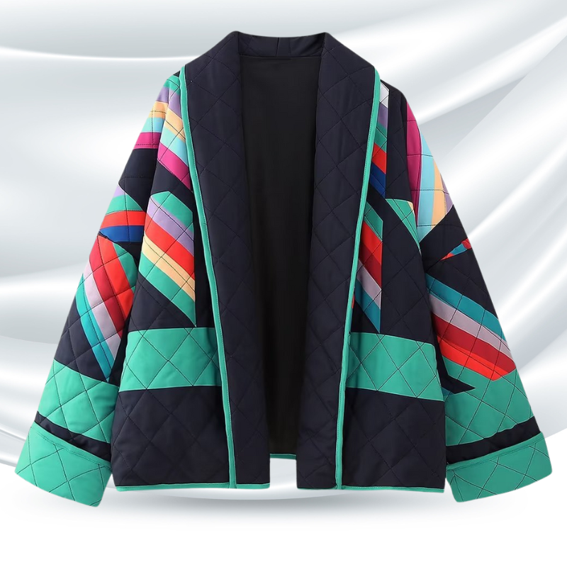 EB | Winterjacke Im Retro Stil Warm