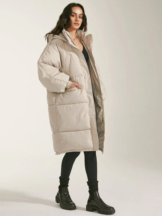 EB | Pufferparka mit Kapuze und Reißverschluss