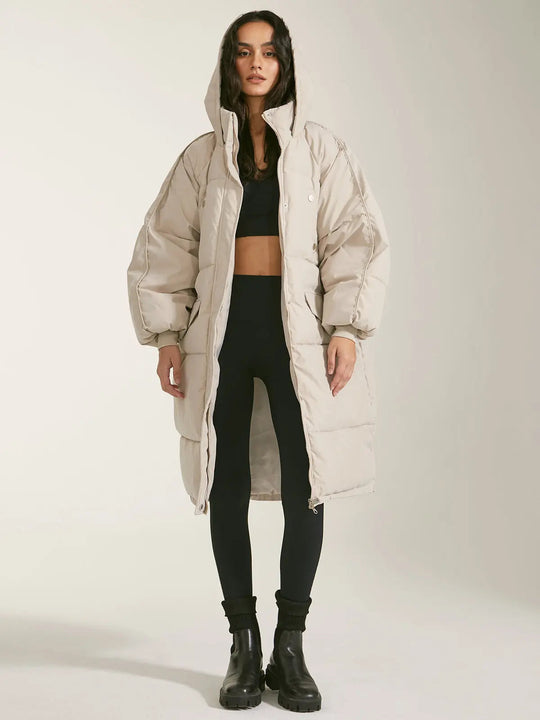 EB | Pufferparka mit Kapuze und Reißverschluss