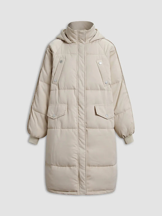 EB | Pufferparka mit Kapuze und Reißverschluss