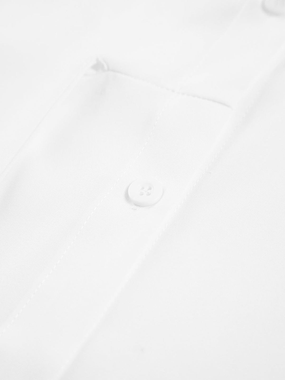 EB | Hemd mit Bindeband in Der Taille Baumwollmischung Elegant und Zeitlos