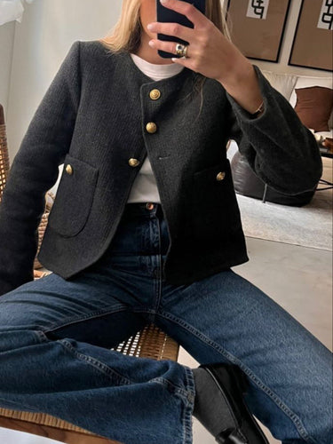 EB | Money Aesthetics Tweed-Jacke