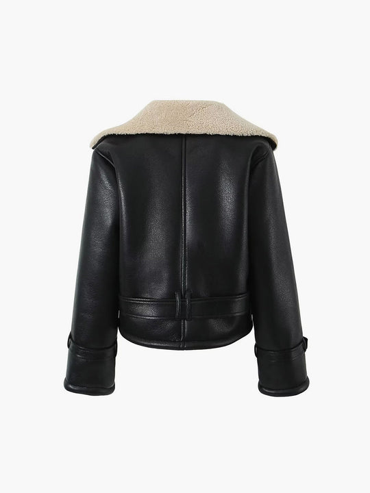 EB | Blessed Sherpa gefütterte Lammfell Flugjacke