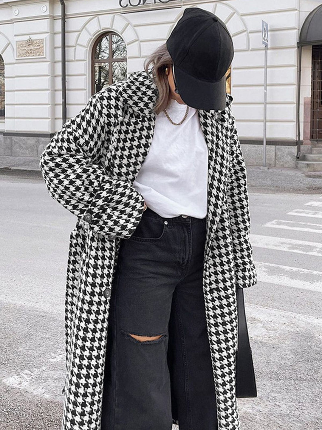EB | Damen Oversized Langmantel