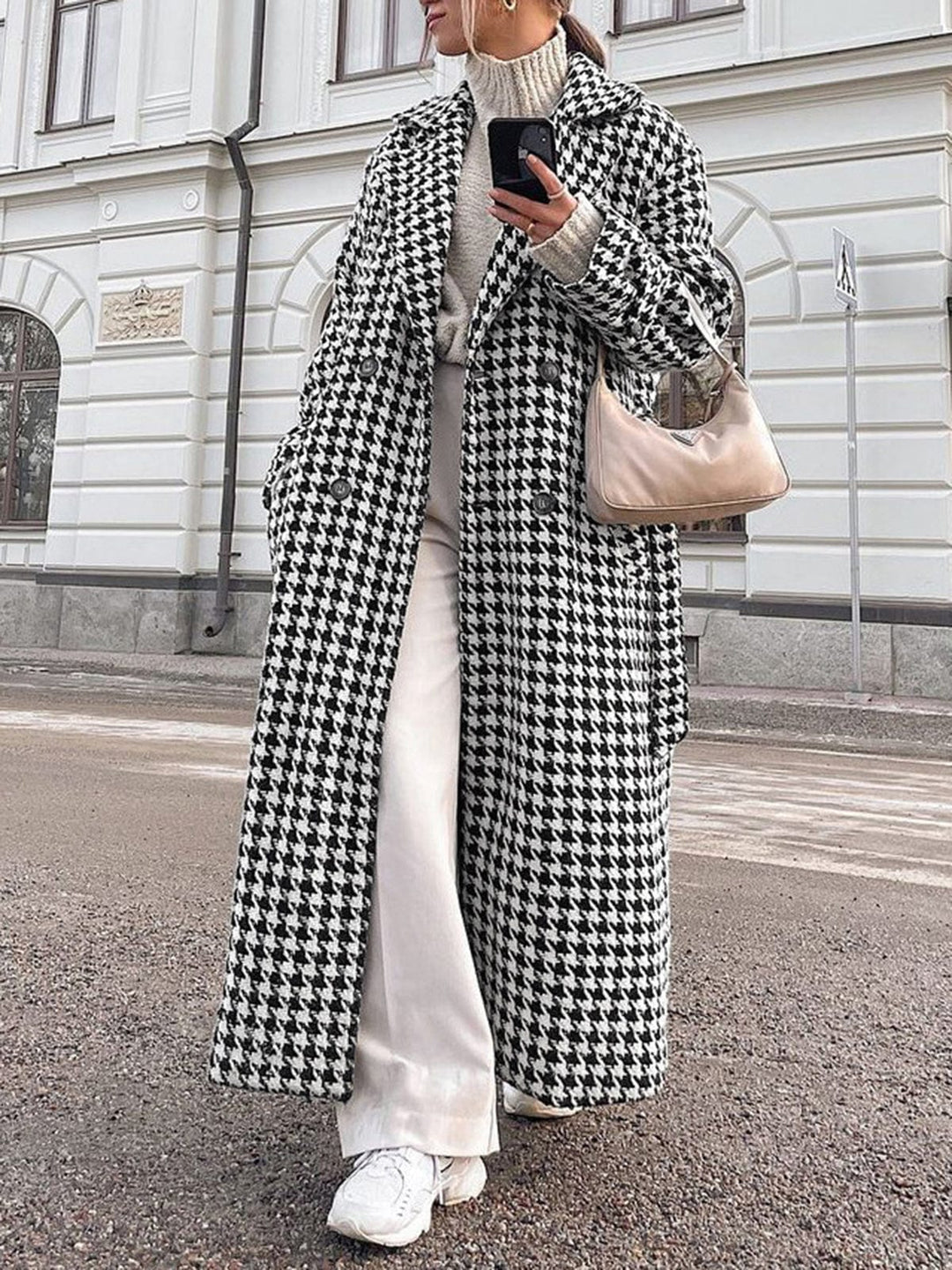 EB | Damen Oversized Langmantel