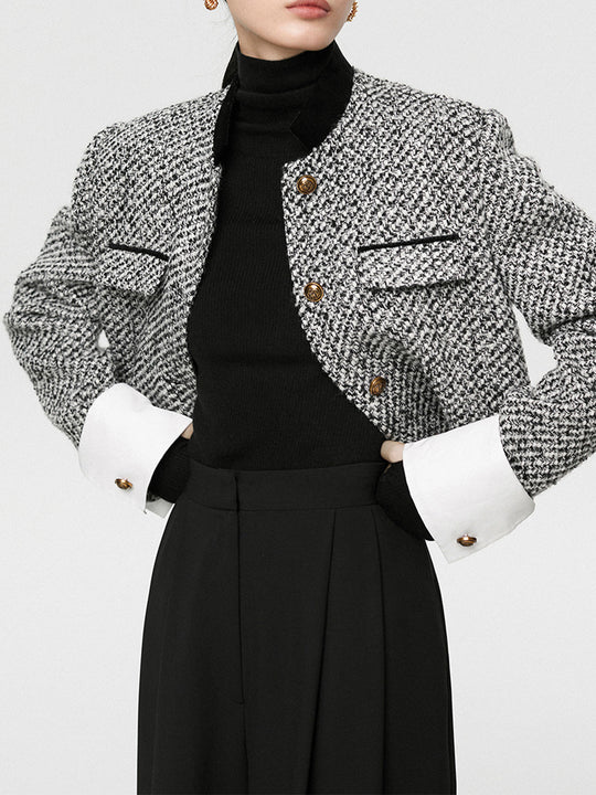 EB | Boucle Crop Blazer