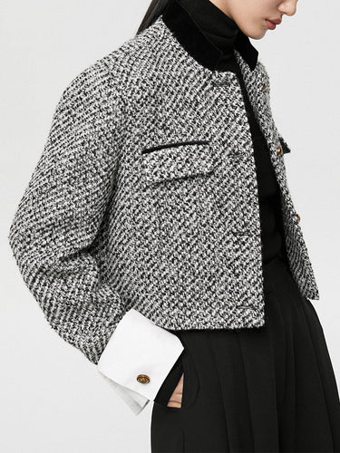 EB | Boucle Crop Blazer