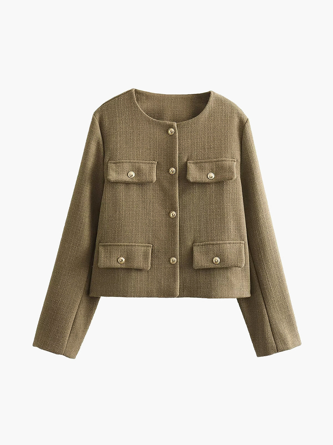 EB | Button Tweed Jacke
