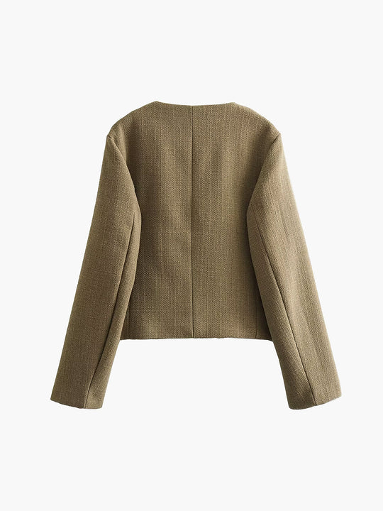 EB | Button Tweed Jacke