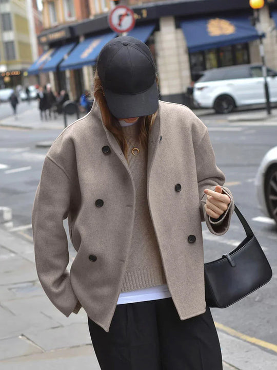 EB | Stil Oversized Button-Down Jacke