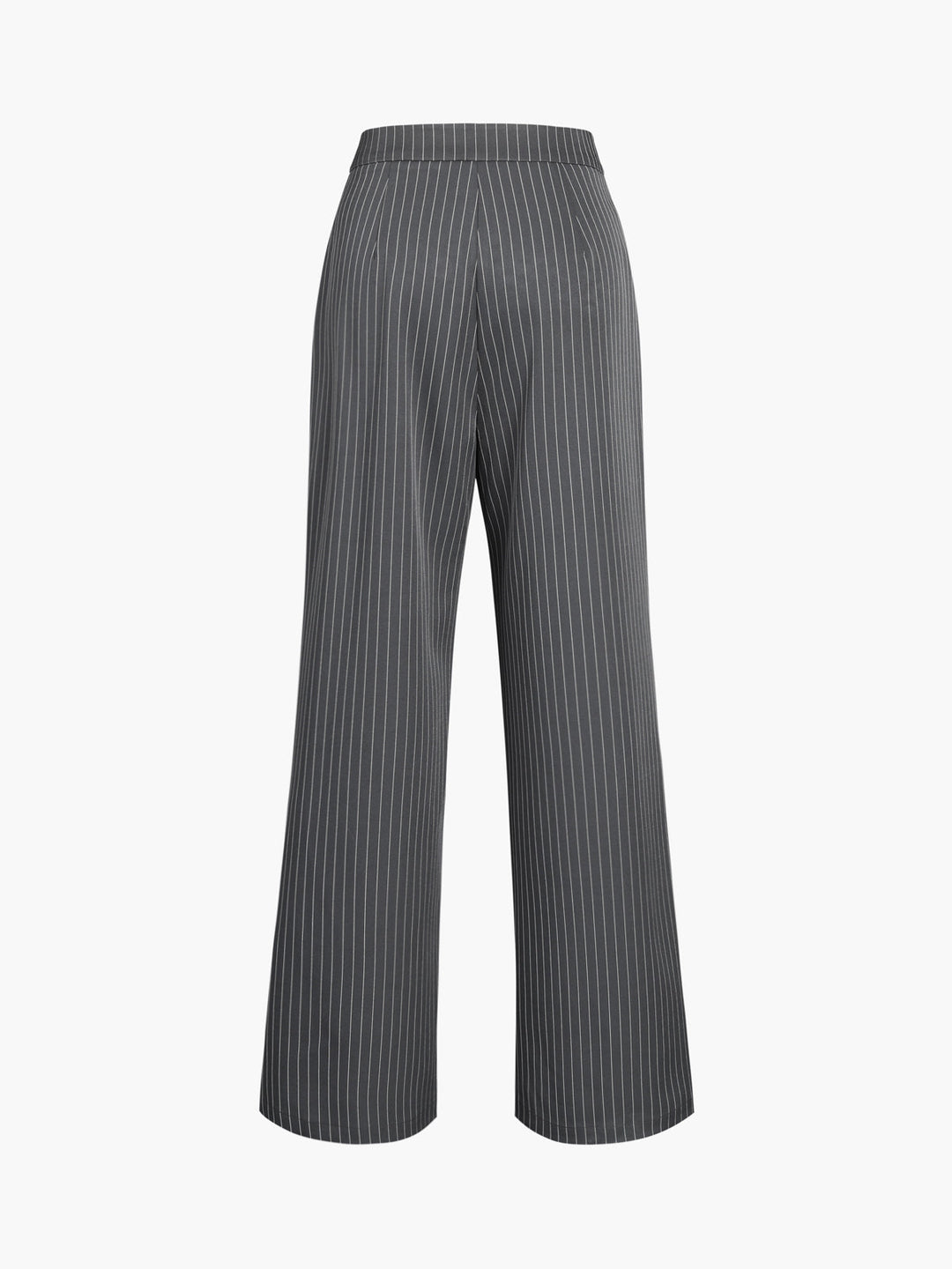 EB | Elegante Nadelstreifen-Faltenhose mit Weitem Bein