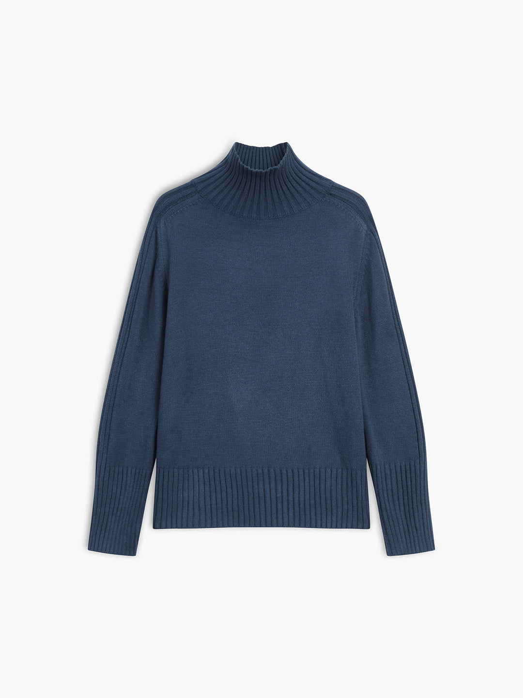 EB | Pullover - Damen Herbst Hoher Hals Strickpullover