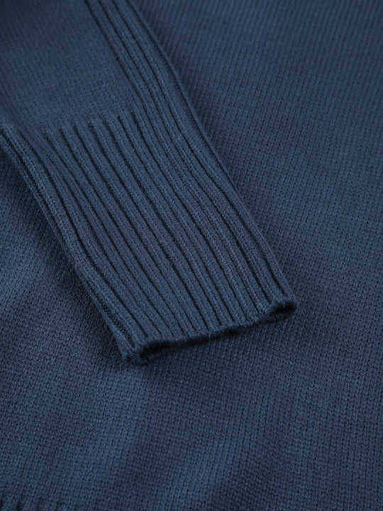 EB | Pullover - Damen Herbst Hoher Hals Strickpullover