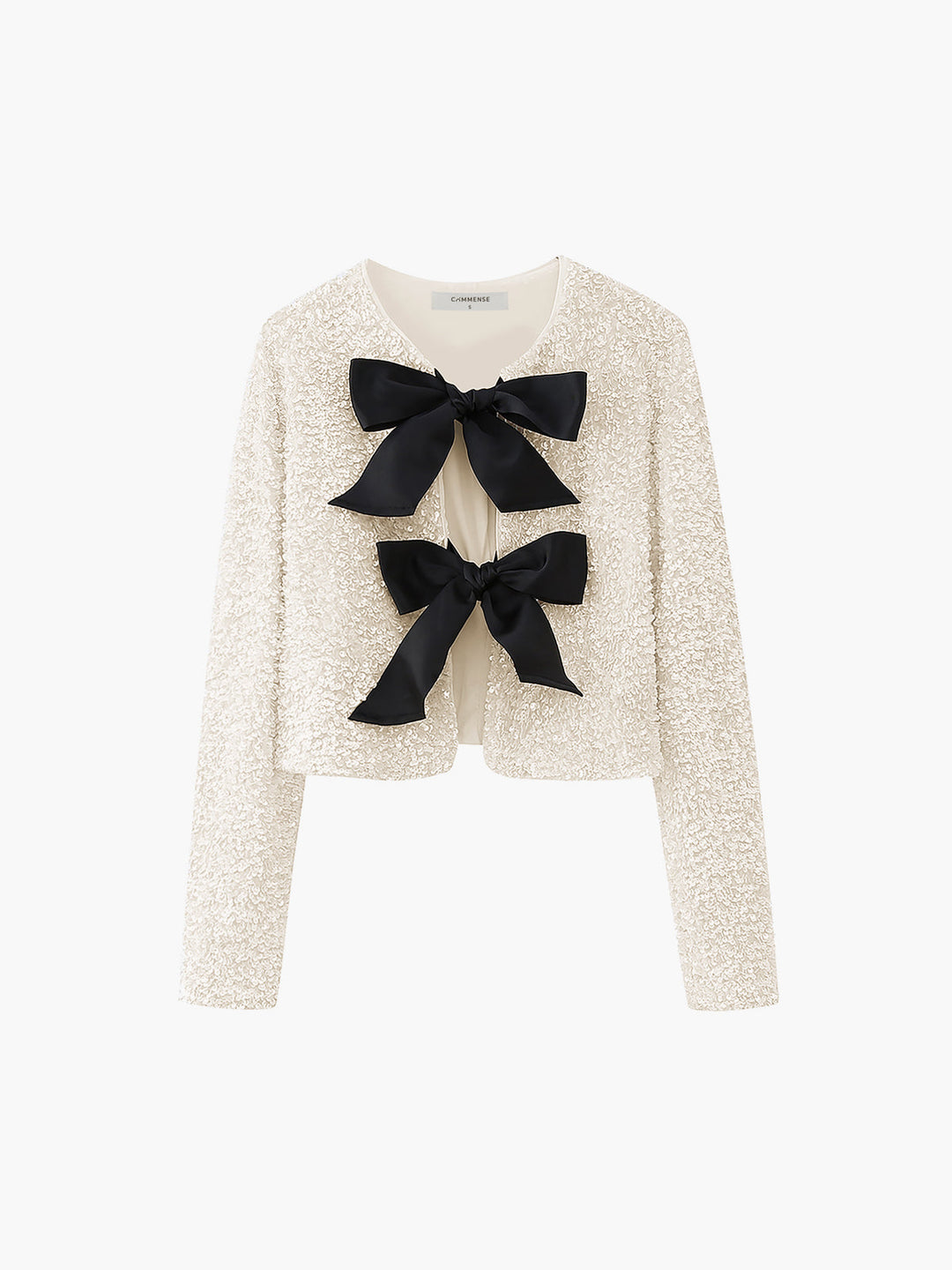 EB | Samt Schleifen Dekor Jacke