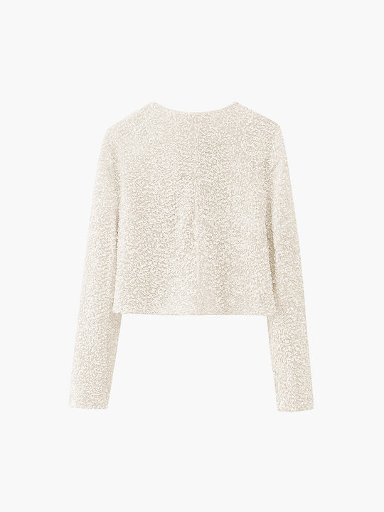 EB | Samt Schleifen Dekor Jacke
