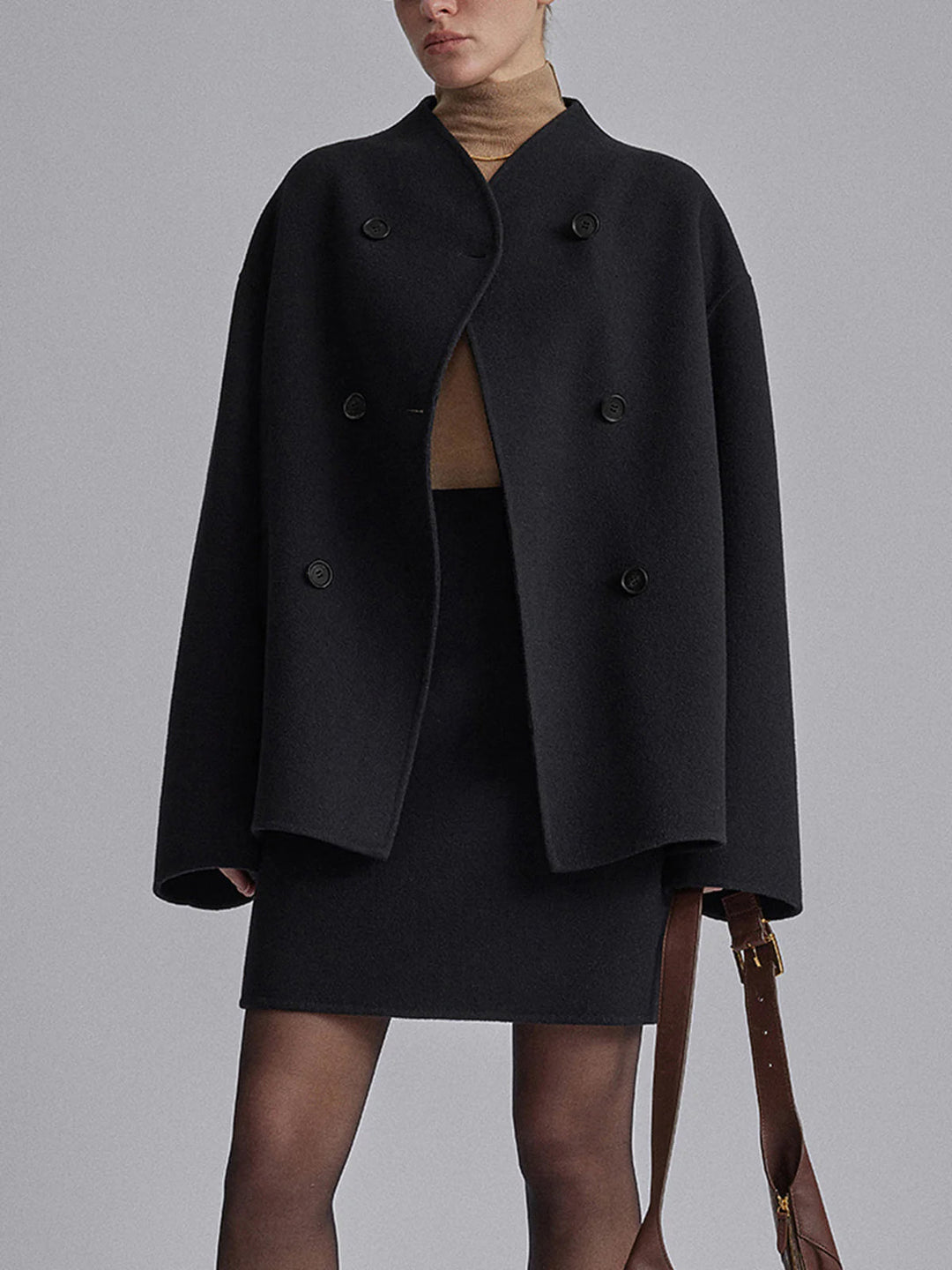 EB | Eleganter Mantel mit Knöpfen und Lässiger Passform für Frauen