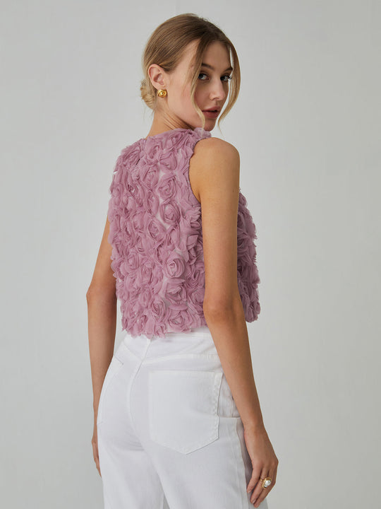 EB | Romantische Mehrfarbige Bluse