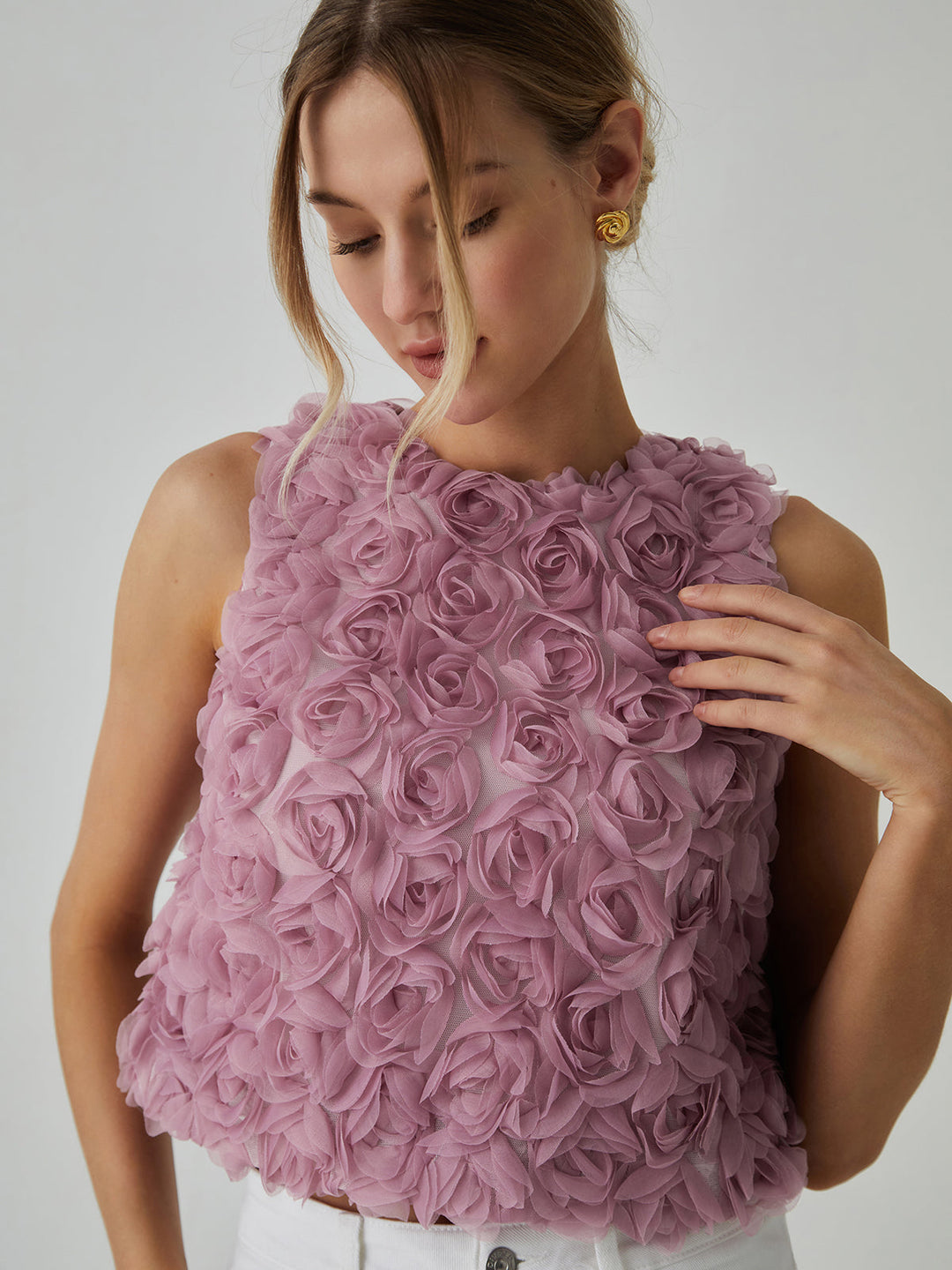 EB | Romantische Mehrfarbige Bluse