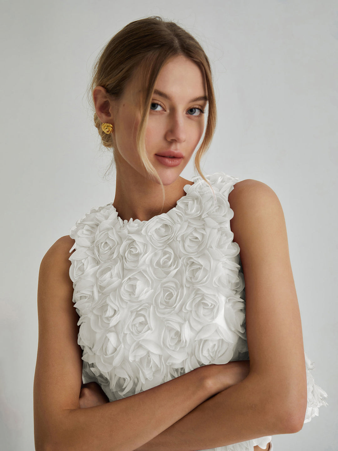 EB | Romantische Mehrfarbige Bluse