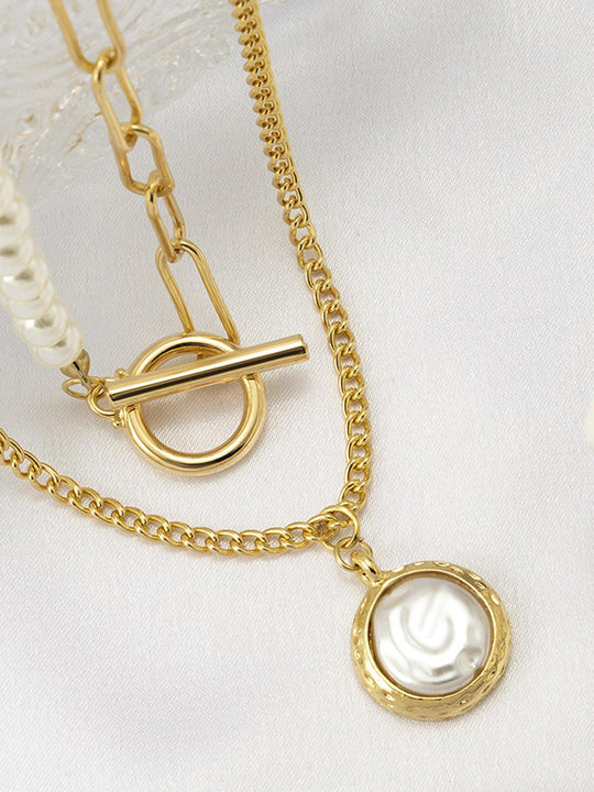 EB | Faux Perlen Schmuck Halskette