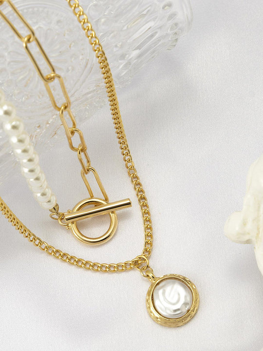 EB | Faux Perlen Schmuck Halskette
