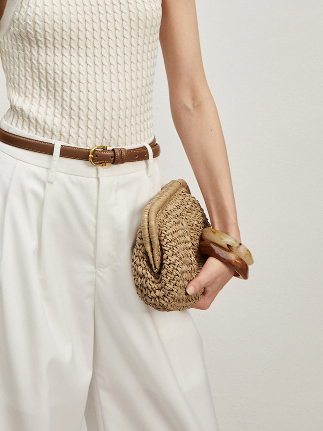 EB | Stroh Clutch Bag