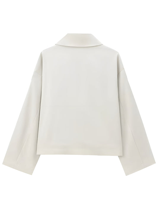 EB | Kurzer Trenchcoat mit Doppelreiher Elegant & Zeitlos