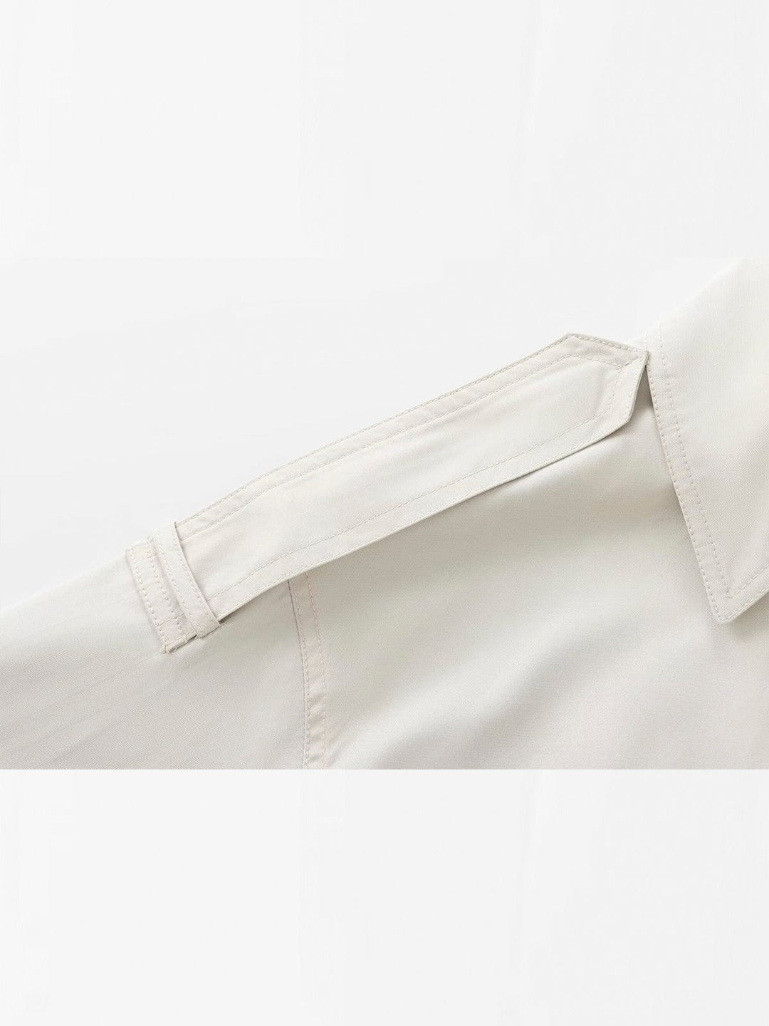 EB | Kurzer Trenchcoat mit Doppelreiher Elegant & Zeitlos