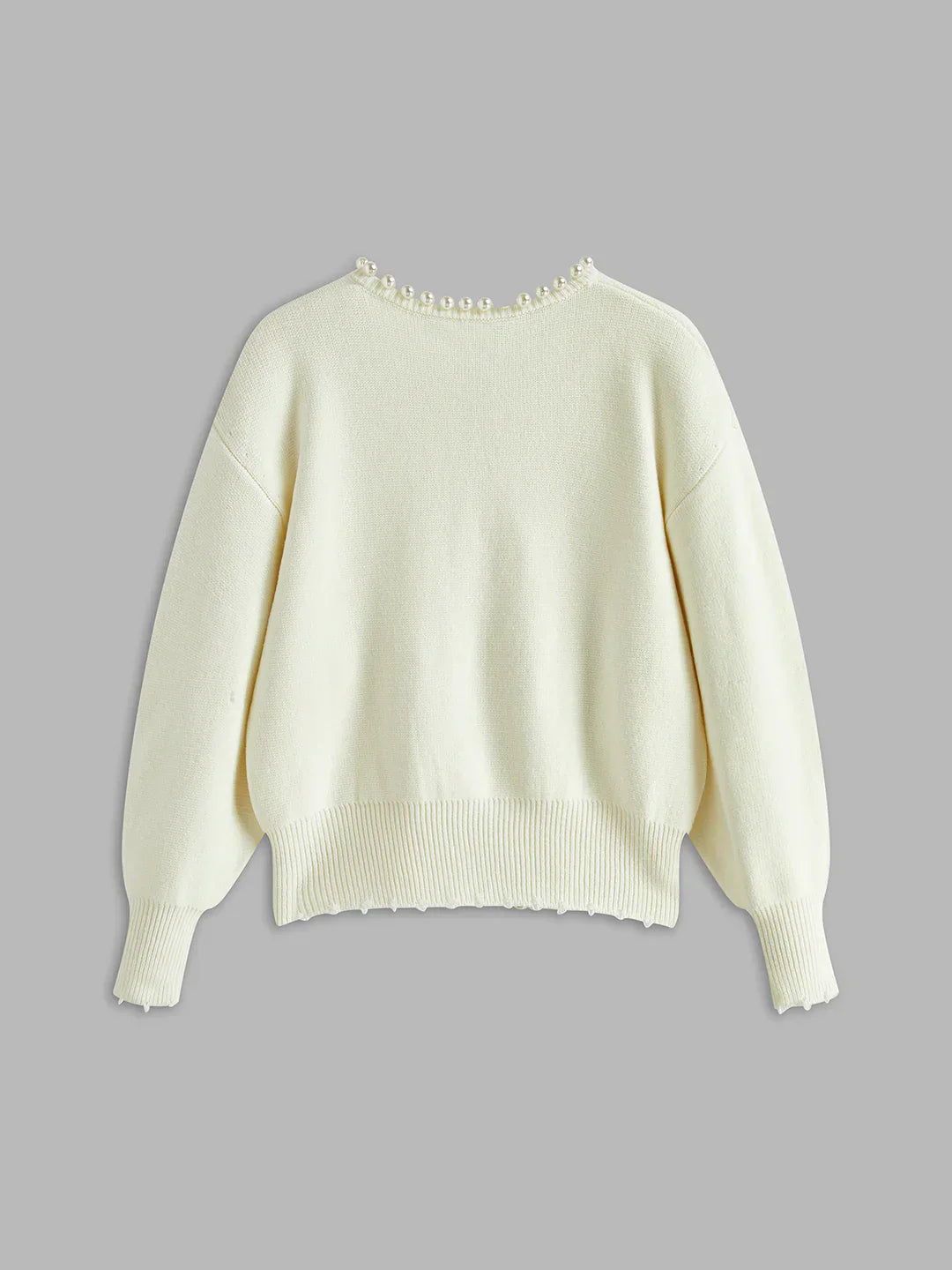 EB | Strickjacke für Damen, elegant & mit Perlen