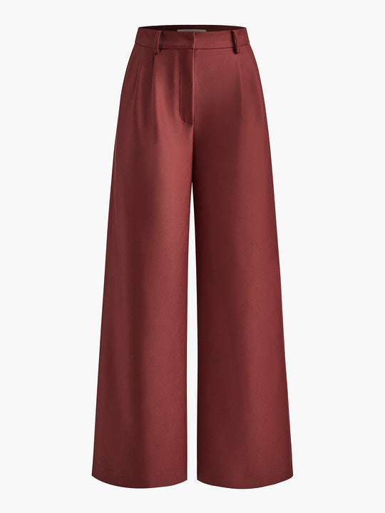 EB | Elegante Hose mit Weitem Bein Ohne Gürtel