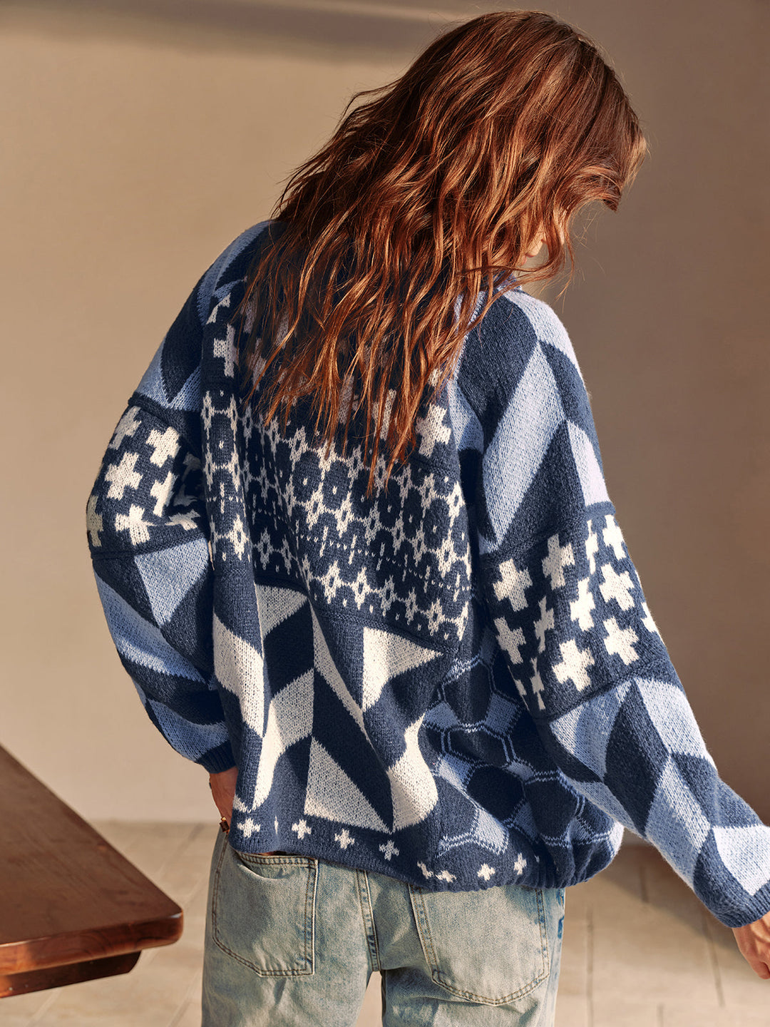 EB | Couture Boheme Gedruckte Piping Cozy Jacke Reguläre Passform Essential