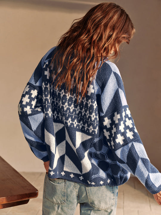 EB | Couture Boheme Gedruckte Piping Cozy Jacke Reguläre Passform Essential