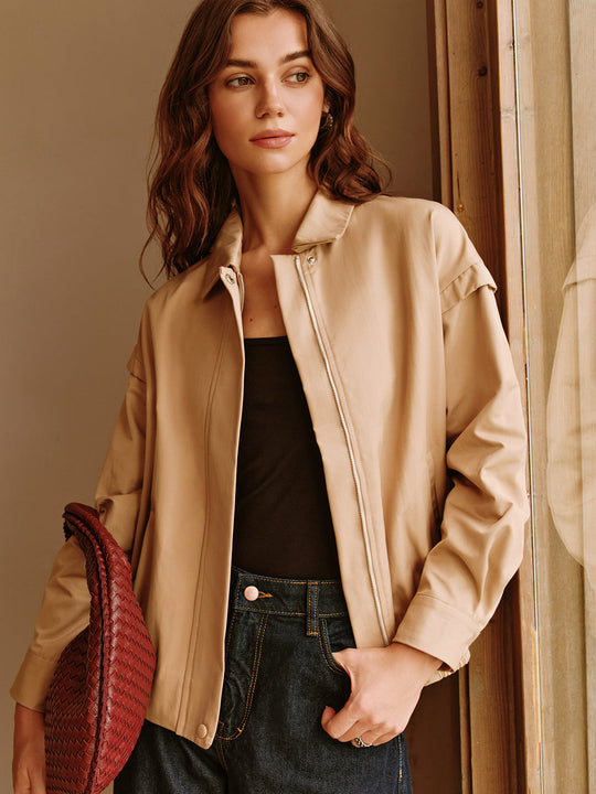 EB | Reißverschluss Polo Jacke