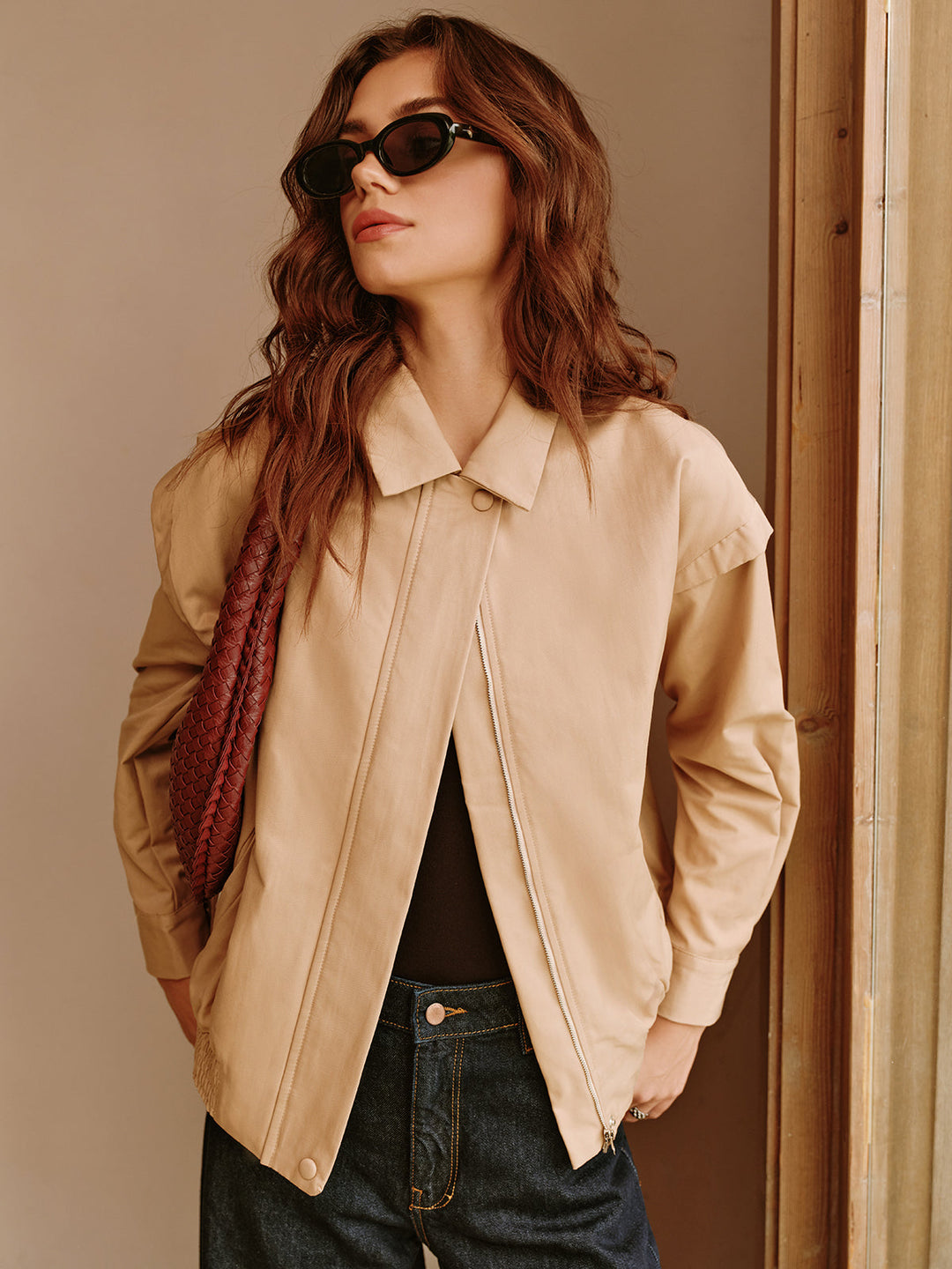 EB | Reißverschluss Polo Jacke