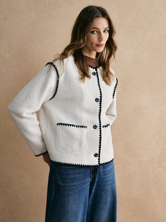 EB | Trim Minky Fleece Jacke