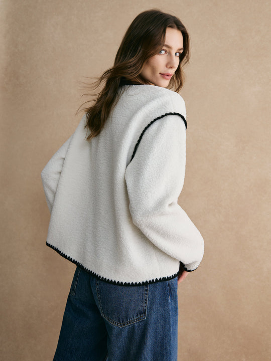 EB | Trim Minky Fleece Jacke