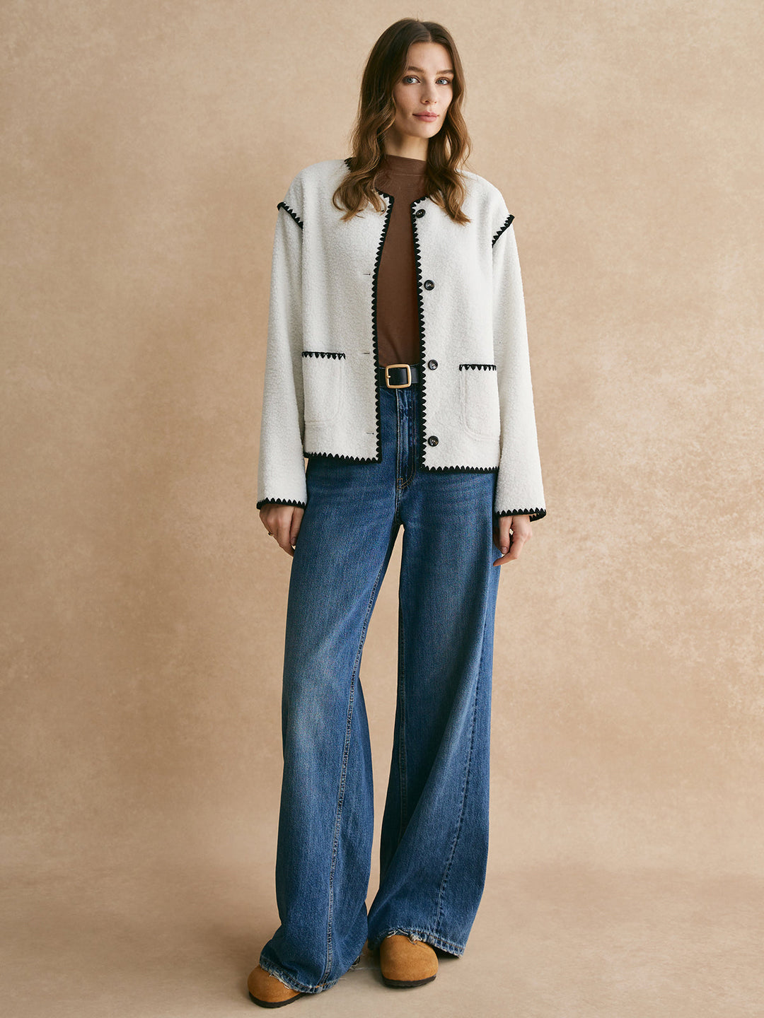 EB | Trim Minky Fleece Jacke