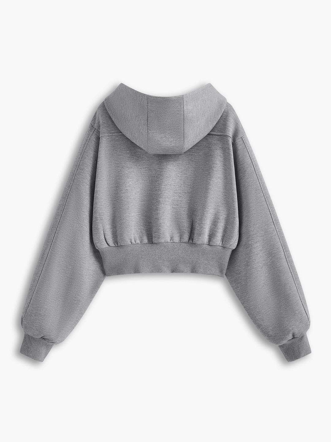 EB | Langarm Zip Crop Hoodie