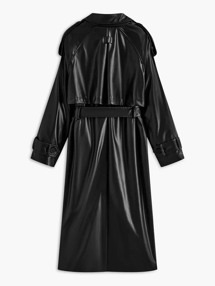 EB | Kunstleder Lange Jacke