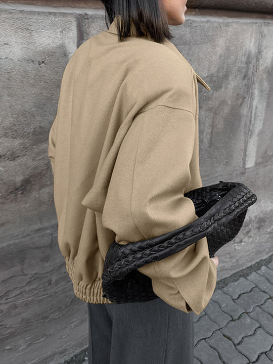 EB | Schlichte Zip Polo Jacke