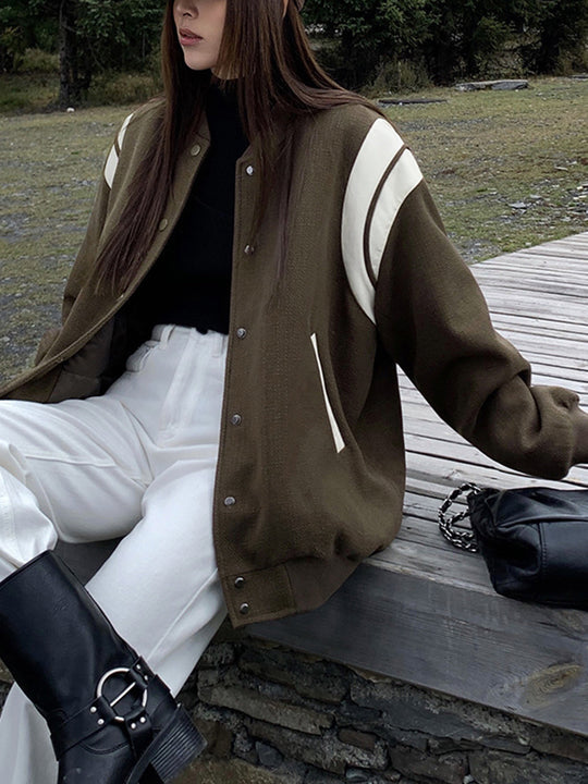 EB | Kragenkontrastbesatz Taschenjacke